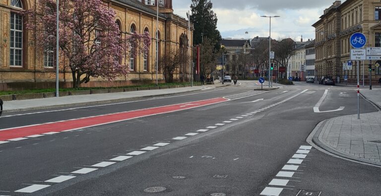 Sicher radeln zwischen Neureut und Stadtzentrum