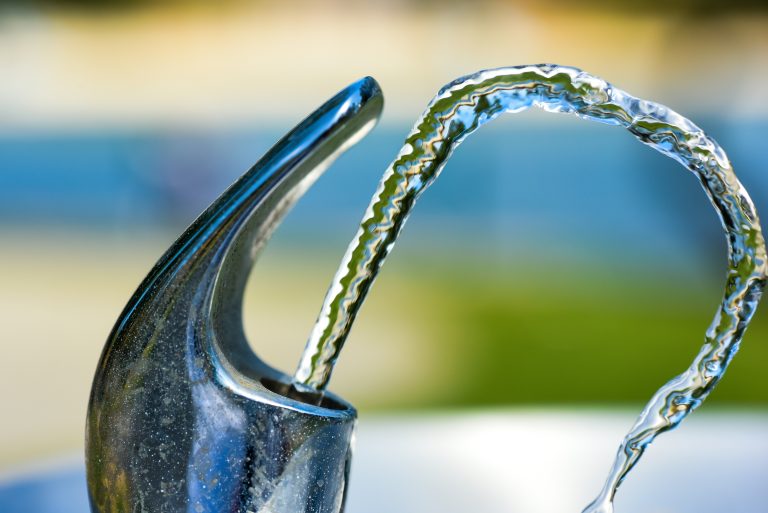 Barrierefreie Trinkbrunnen in der Innenstadt