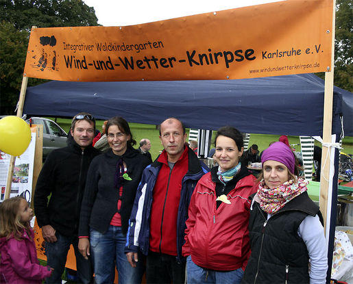 Stand der Wind- und Wetter-Knirpse beim Schlossgartenfest 2010
